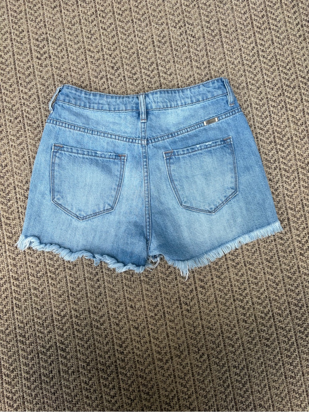 Kancan Denim High-Waist Shorts - Picture 4 of 6